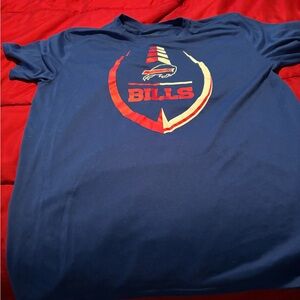 Buffalo Bills Navy Logo T‑Shirt